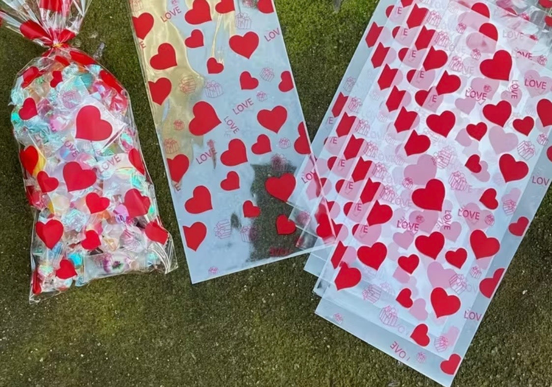 Pochette cœur st Valentin