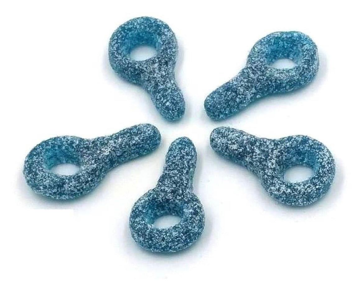 Tétine bleue citrique framboise