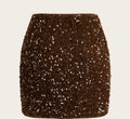 Jupe moulante sequin