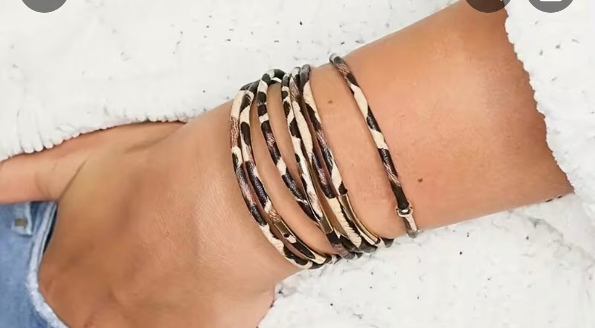 Bracelet Bono léopard