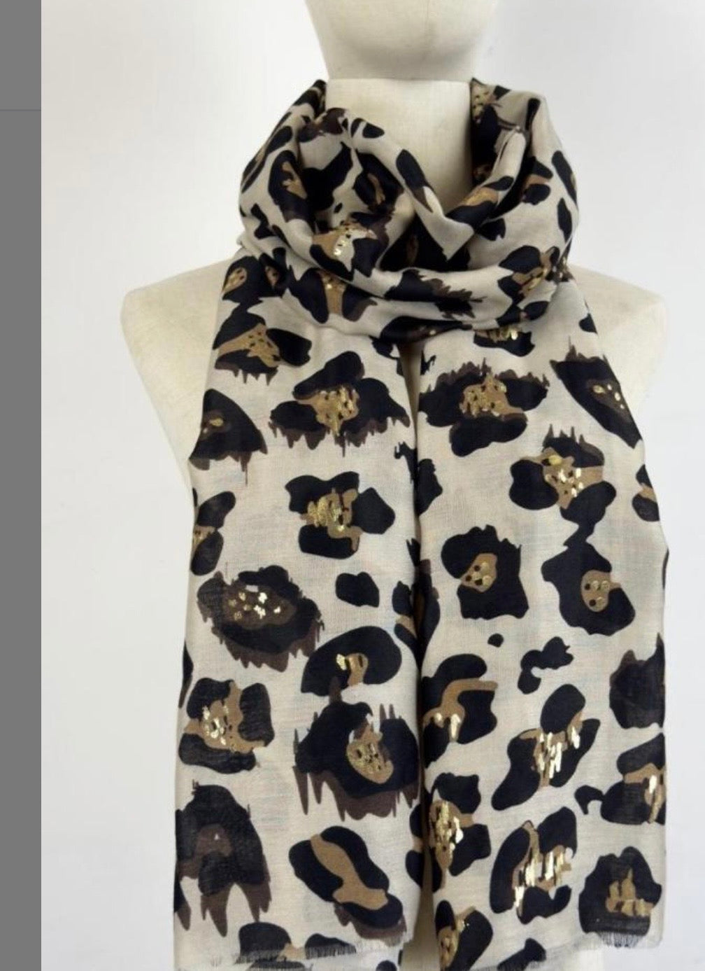 Écharpe beige  Léo