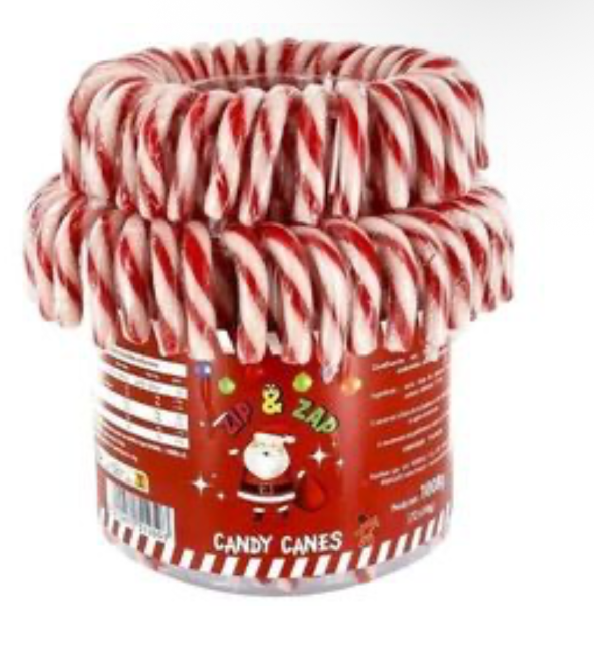 Lot de 3 canne à sucre cerise