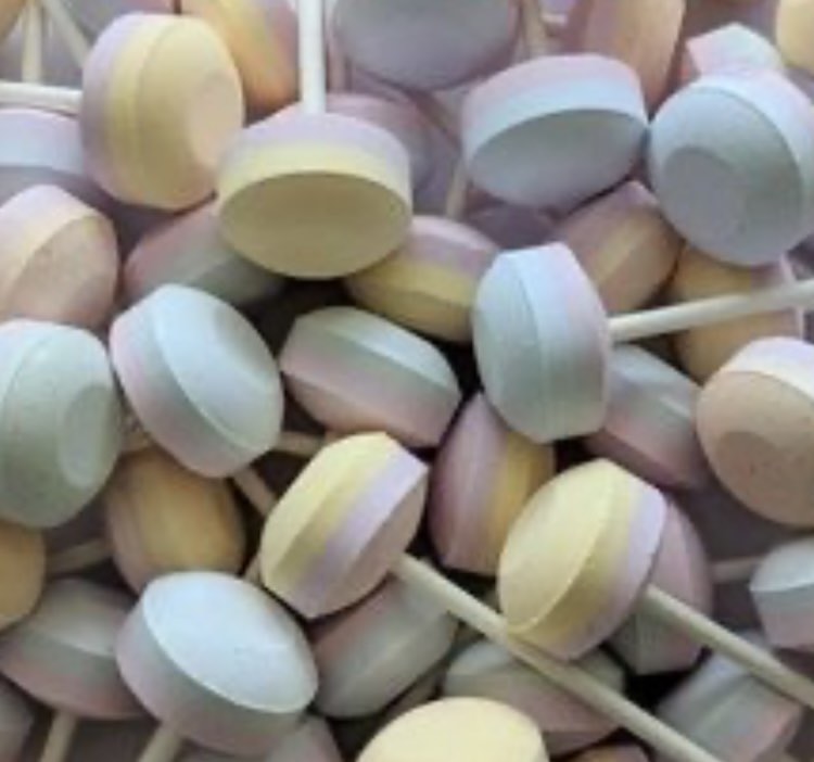 Sucette lollies dextrose